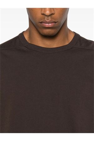 T-shirt Concordians Brad in cotone marrone RICK OWENS | RU02E1232JA78